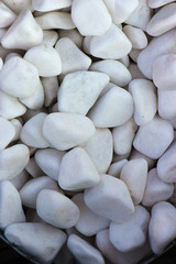 marble chips for landscaping pebbles close-up samples