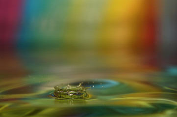 wassertropfen bunt