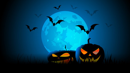 Halloween, alberi, zucche, paura, tutti i santi