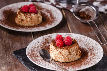 Cocoa panna cotta