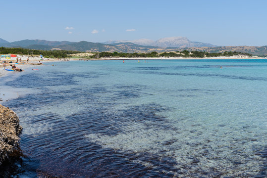 beautiful sea in orosei gulf in sardinia, italy