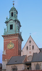 Obraz premium Clock Tower of the Wawel Cathedral
