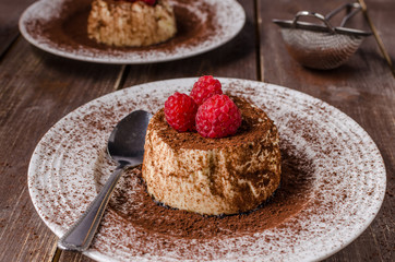 Cocoa panna cotta