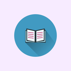 book icon. flat style