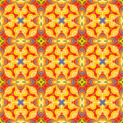 Bright seamless pattern