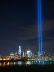 New York City 9-11 Memorial Lights