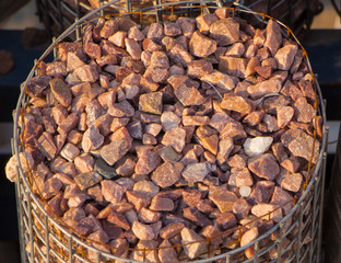 marble chips for landscaping pebbles close-up samples