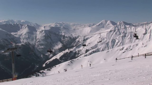 Ski lift in Austria