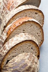 Fresh rustic style bread with pastry.