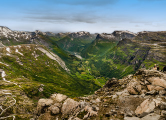 Obraz premium Geirangerfjord, Norwegen
