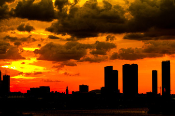 Fototapeta premium Sunset in Miami