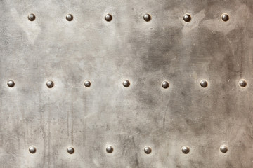 grunge metal plate as background texture