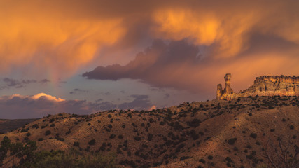 Colorful western sunrise