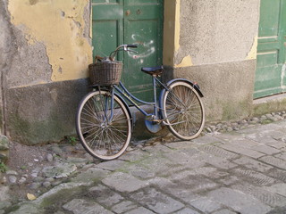 Fototapeta na wymiar Vintage Bicycle, Cinque Terra, Italy