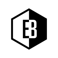 INITIAL hexsagonal HALF LOGO