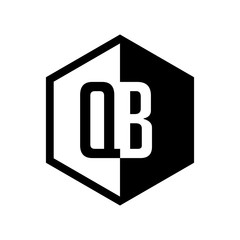 INITIAL hexsagonal HALF LOGO