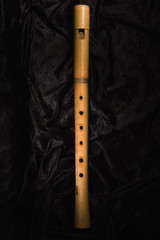 Fototapeta premium Renaissance alto recorder(flute)