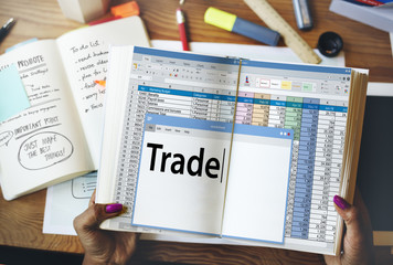 Obraz premium Trade Exchange Import Export Business Transaction Concept