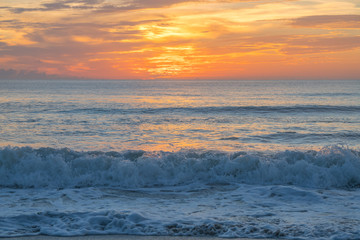 Fototapeta na wymiar Sunrise at Satellite Beach