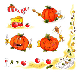 Kürbis, Halloween, Herbst