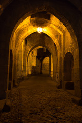 Fototapeta premium Cité de Carcassonne de nuit - Aude