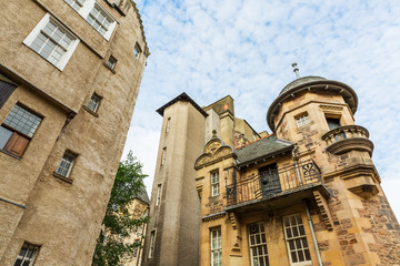 buildings at Lady Stairs Close in Edinburgh