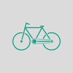 Ecological bike icon