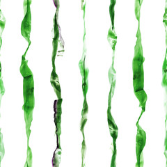 Watercolor stripes seamless pattern