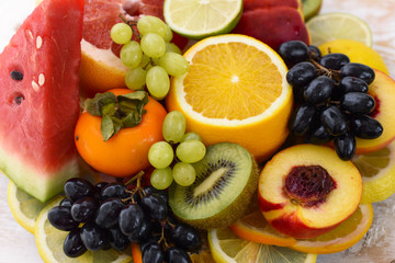 Naklejka na ściany i meble Fruit on the table