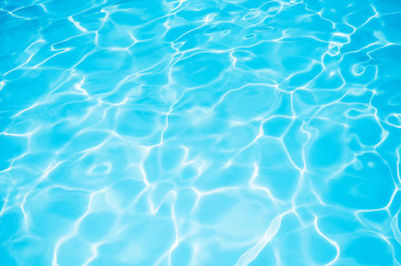 Obraz premium ฺBlue water surface and abstract