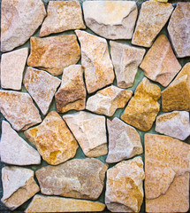 Old ancient wall made from stone.