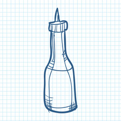 Doodle food element. Vector illustration.