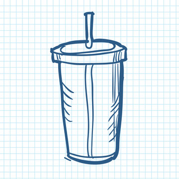 Doodle food element. Vector illustration.