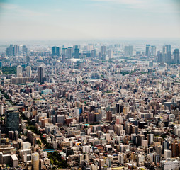Obraz premium Aerial view of Tokyo