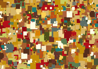 キューブ模様（バロック）