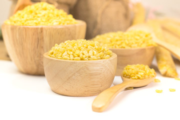 peeled split mung bean