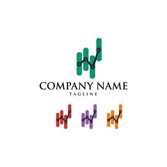 Finance Economy Accounting arrow Logo Icon Vector