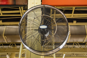 Fototapeta premium Mist fan, water mister fan blows