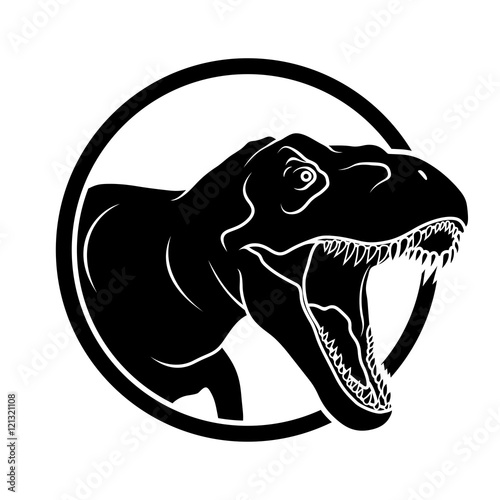 "TRex Head" Stock image and royaltyfree vector files on