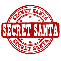 Secret Santa stamp