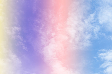 Colorful clouds in the sky, Fantastic sky and colorful clouds, C