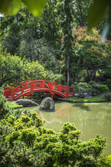 Japanese public garden in Toulouse