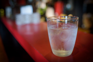 drinking water.