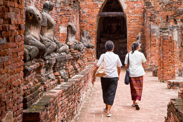 Ayutthaya,Thailand, - September, 07, 2016 : Unidentified name to