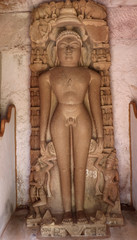 Antique stones  idols of God & Goddess in Deogarh, Uttar Pradesh Jaincentre built in  8th to the 17th century A.D.