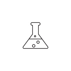 Chemistry icon outline vector illustration