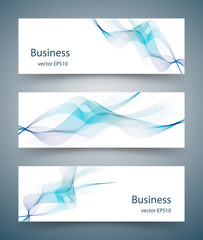 Abstract business horizontal banners