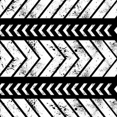 Arrows seamless pattern backgroudn with clipped spots  - 121326367