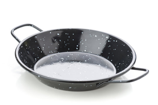 metal for paellas isolated