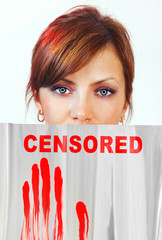 censorship of statements on part of face